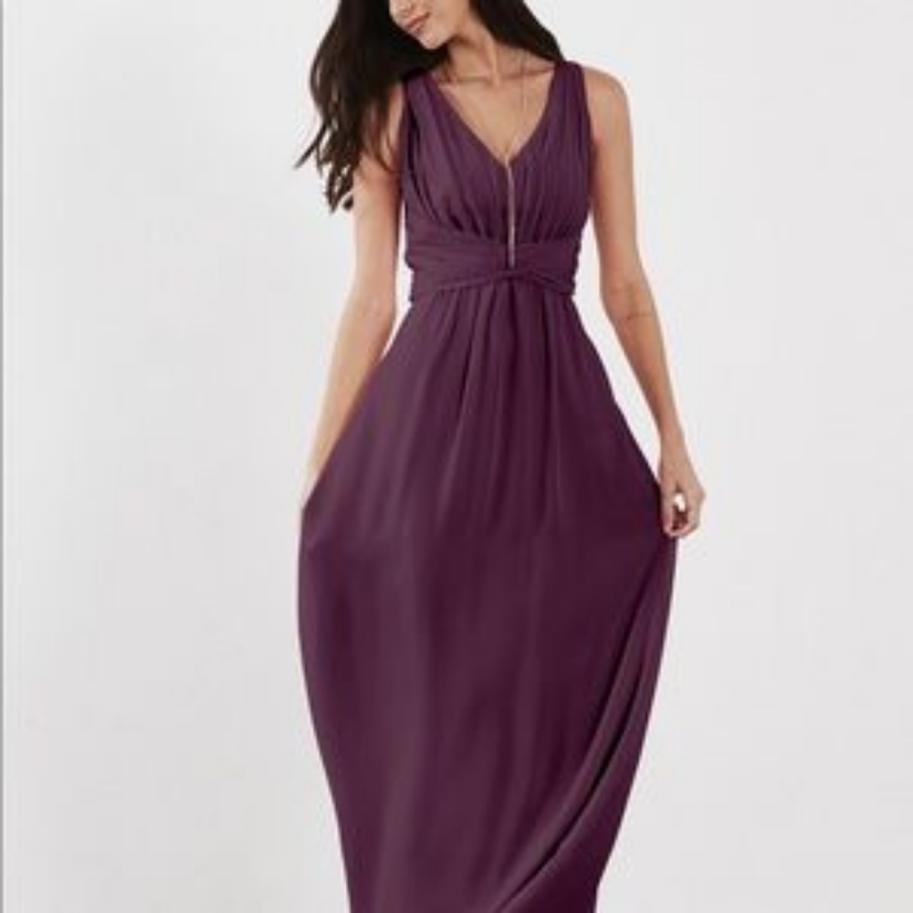 Weddington Way Dove and Dahlia Scarlett Dress Plum